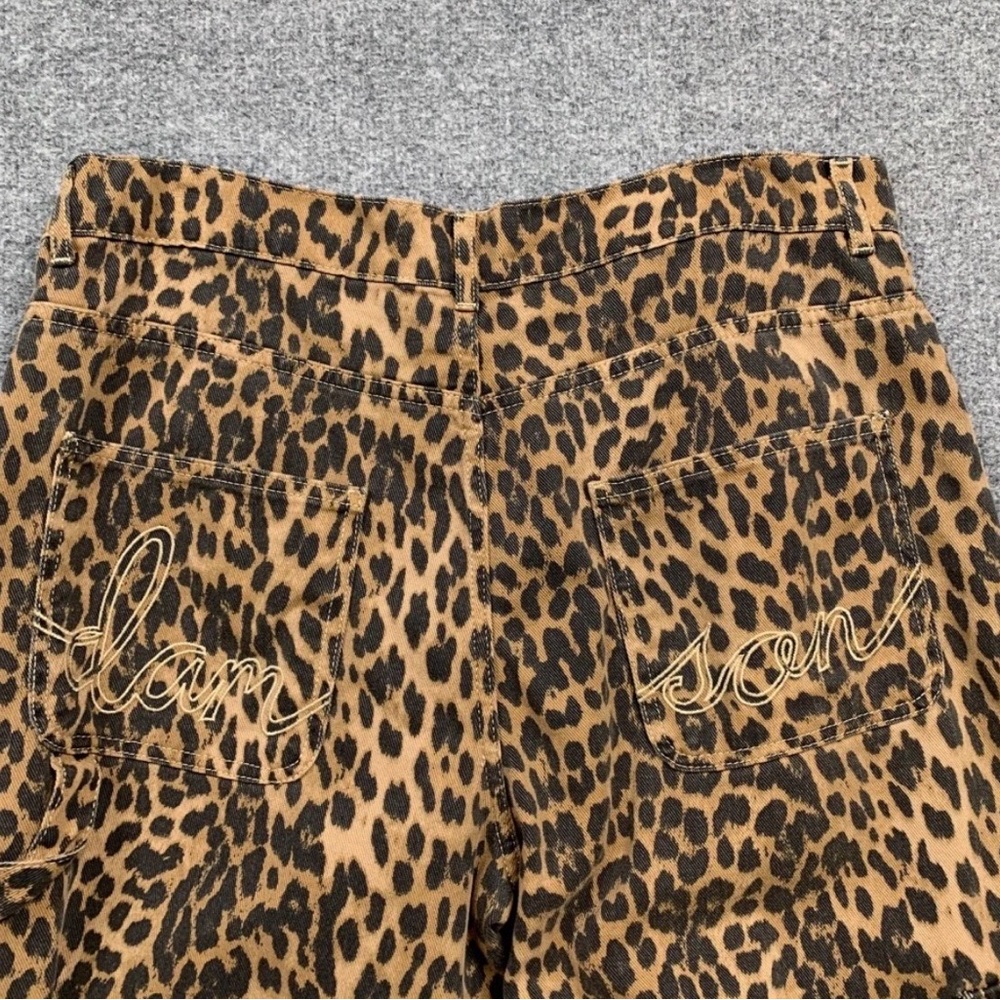 Damson Madder Dion Leopard Cargo Pants - Picture 8 of 14
